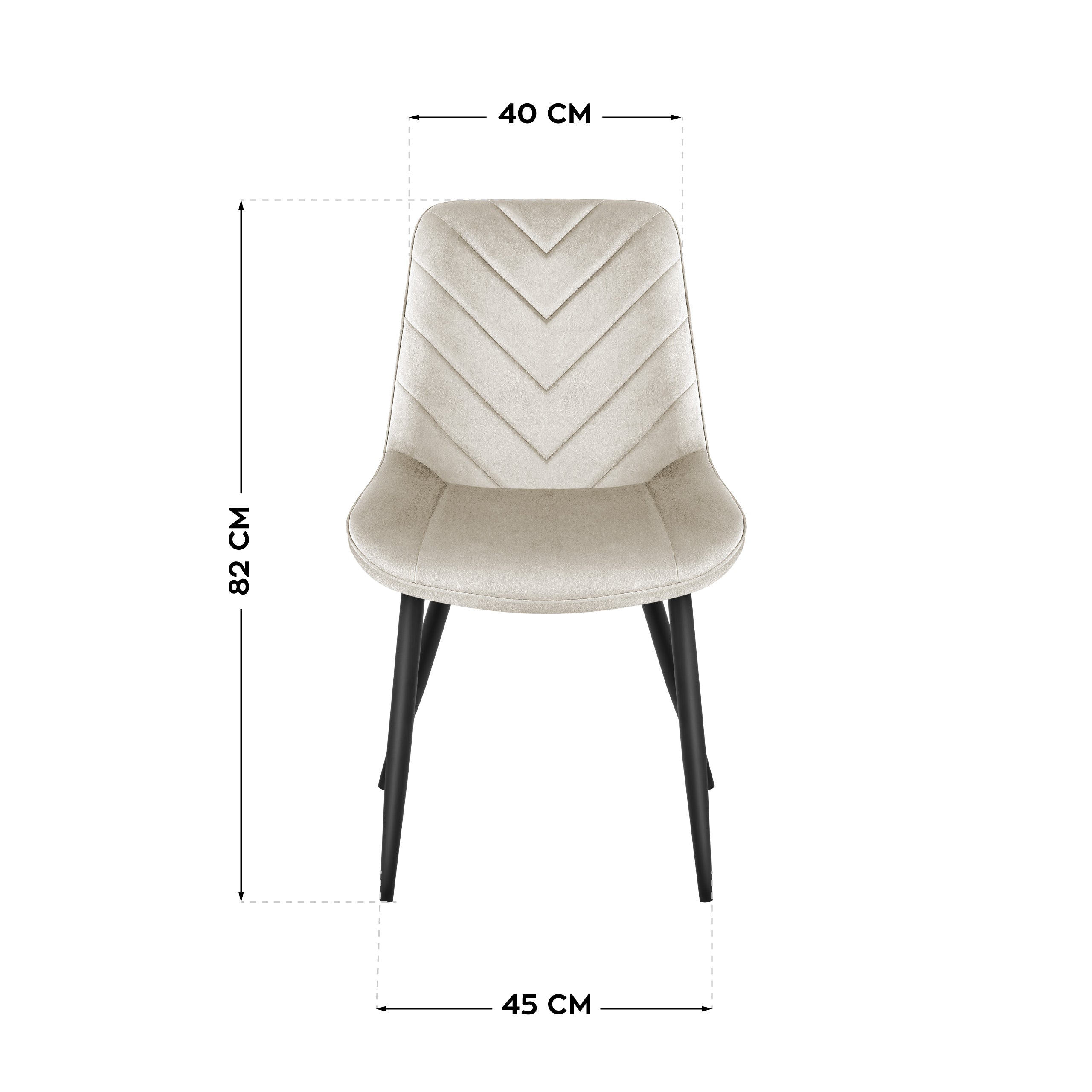 Mark Adler Prince 3.0 veloursstoel, beige