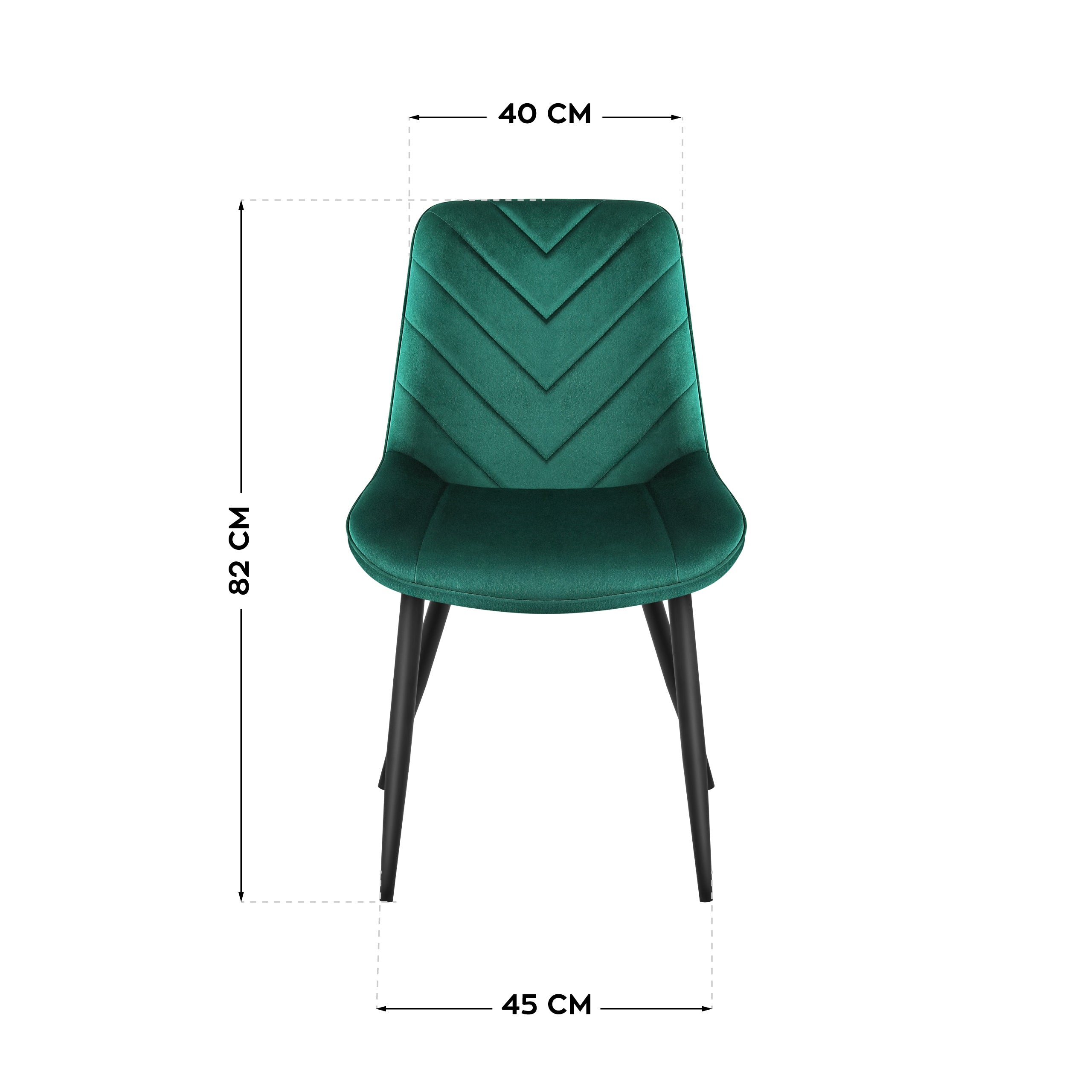 Mark Adler Prince 3.0 veloursstoel, groen