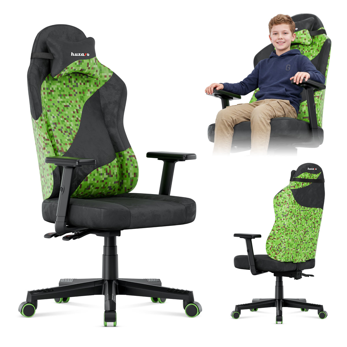 Gamingstoel voor tieners Huzaro Ranger 5.7 Black PIXEL
