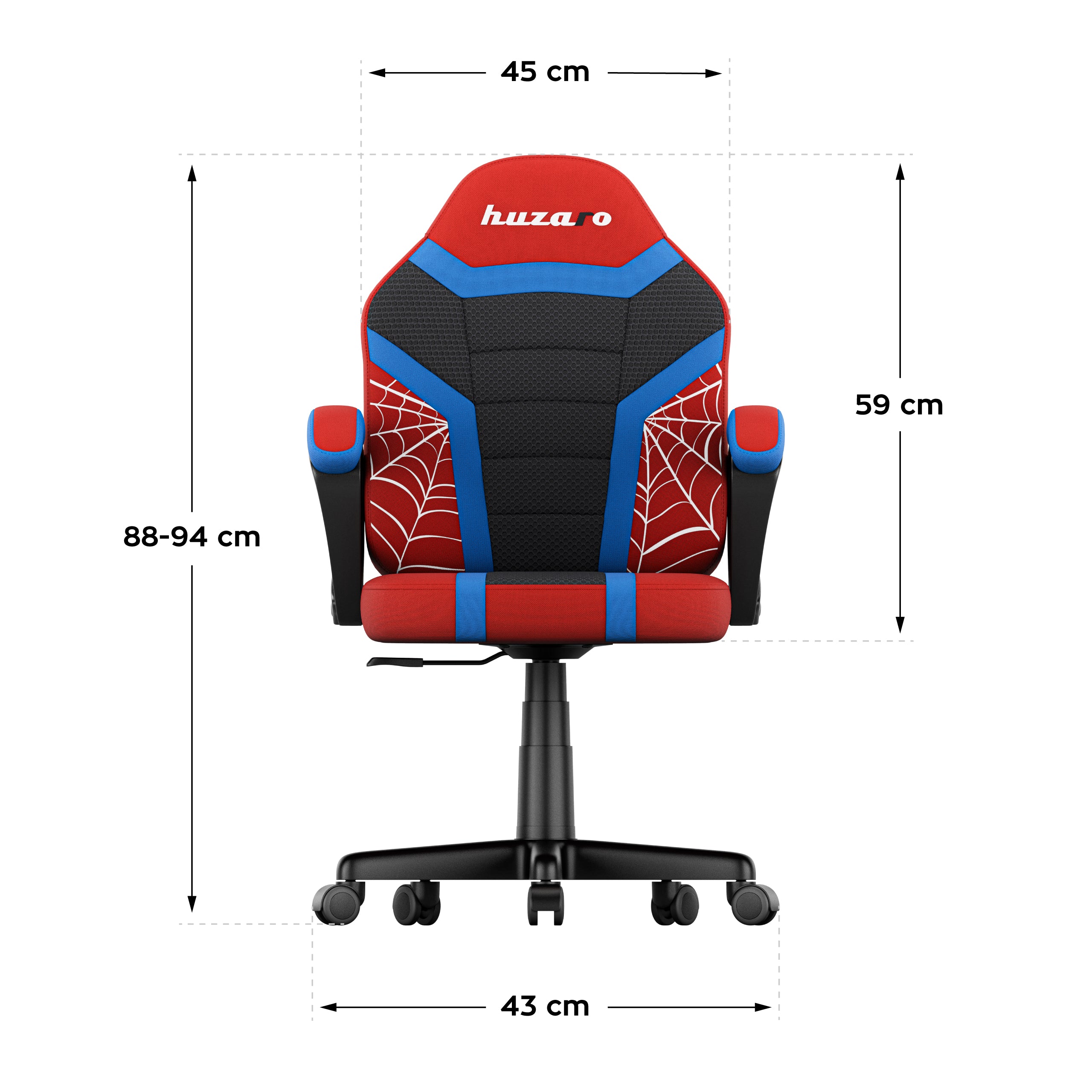 Huzaro Ranger 1.0 Spider Mesh gamingstoel voor kinderen