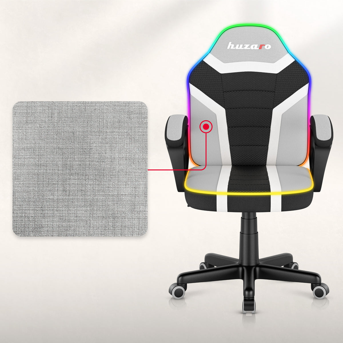 Huzaro Ranger 1.0 RGB gamingstoel voor kinderen