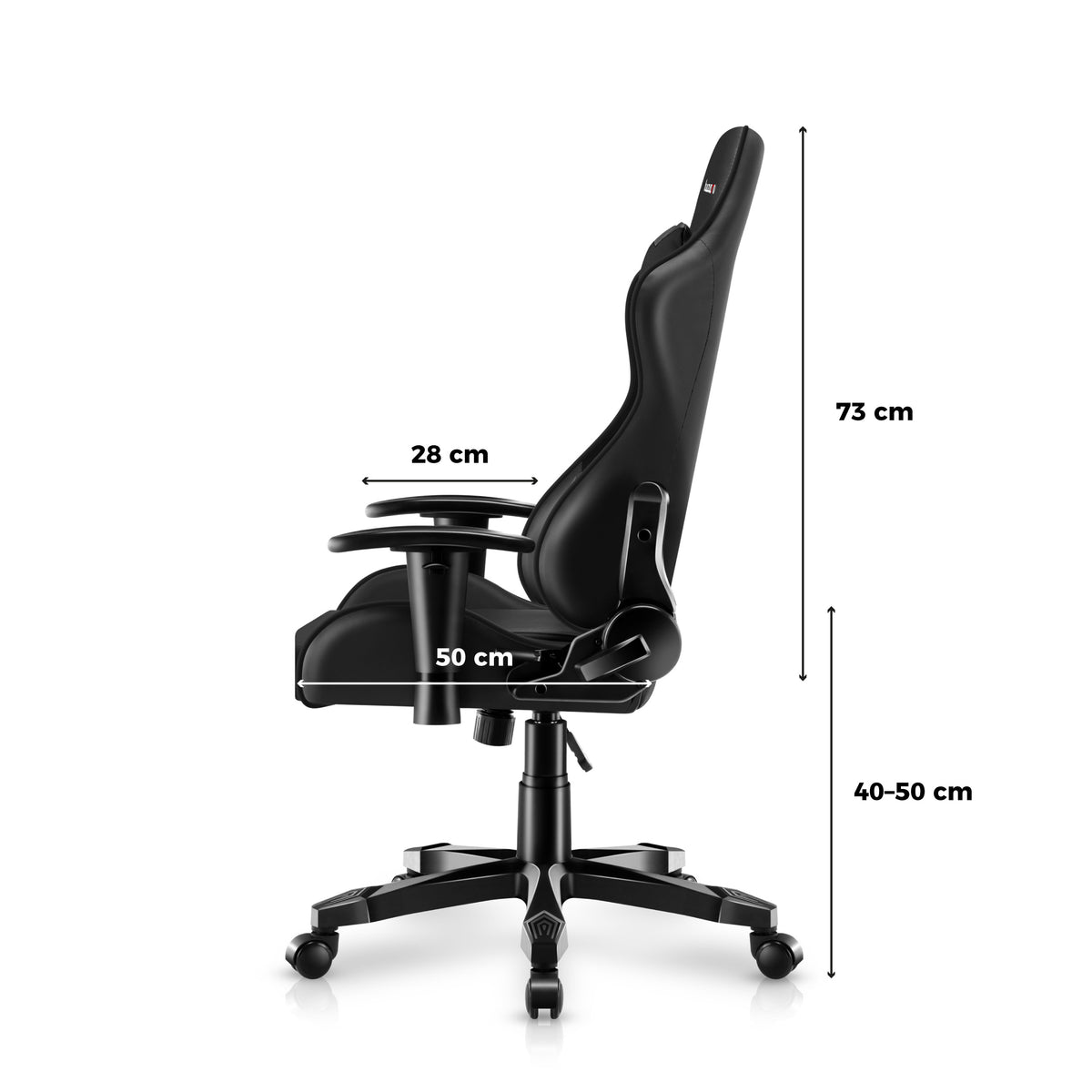 HUZARO RANGER 6.0 Black gamingstoel voor kinderen