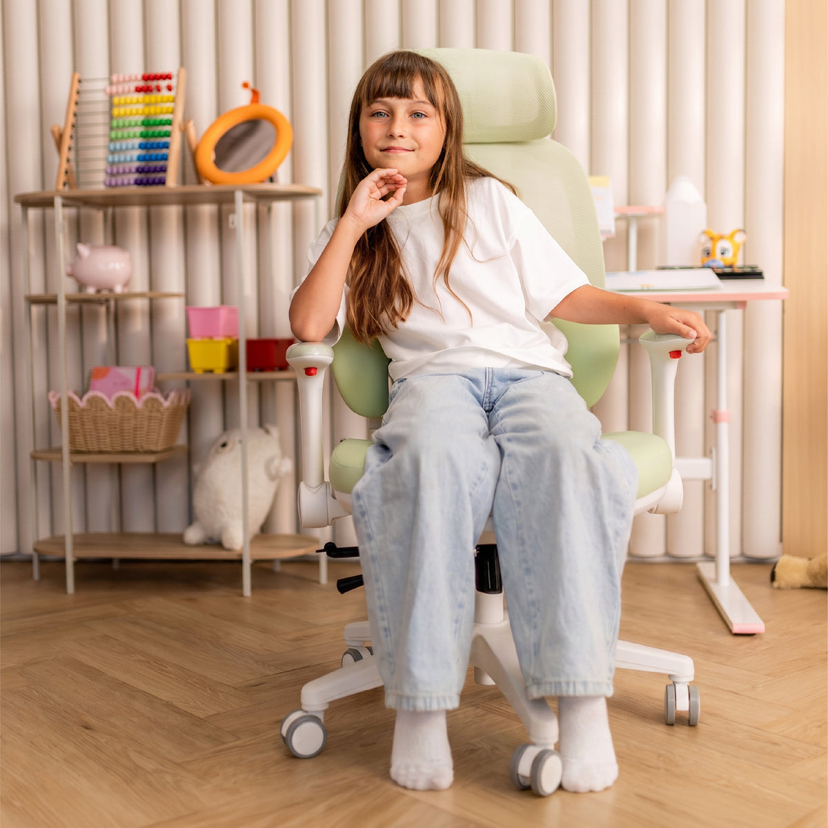 Ergonomische kinderfauteuil Mark Adler Junior 6.3 Green