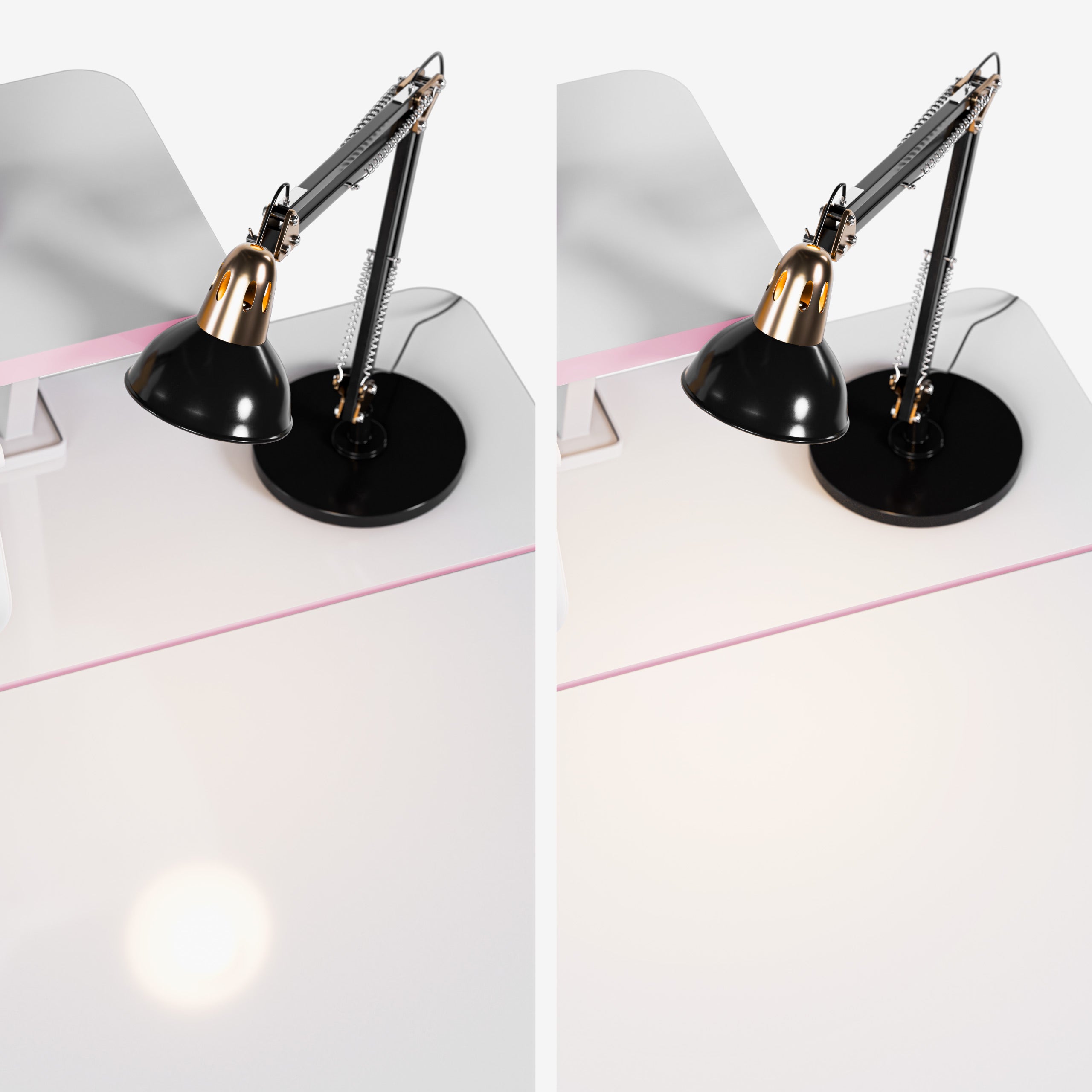 Werkblad met antireflectiecoating