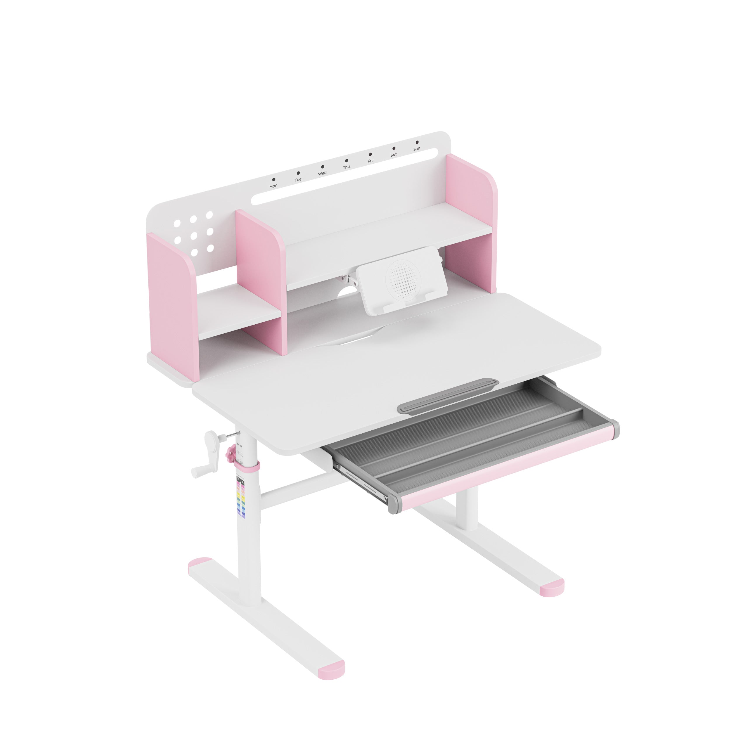 Ergonomisch bureau voor kinderen: Mark Adler Study 5.0 Pink 90 cm