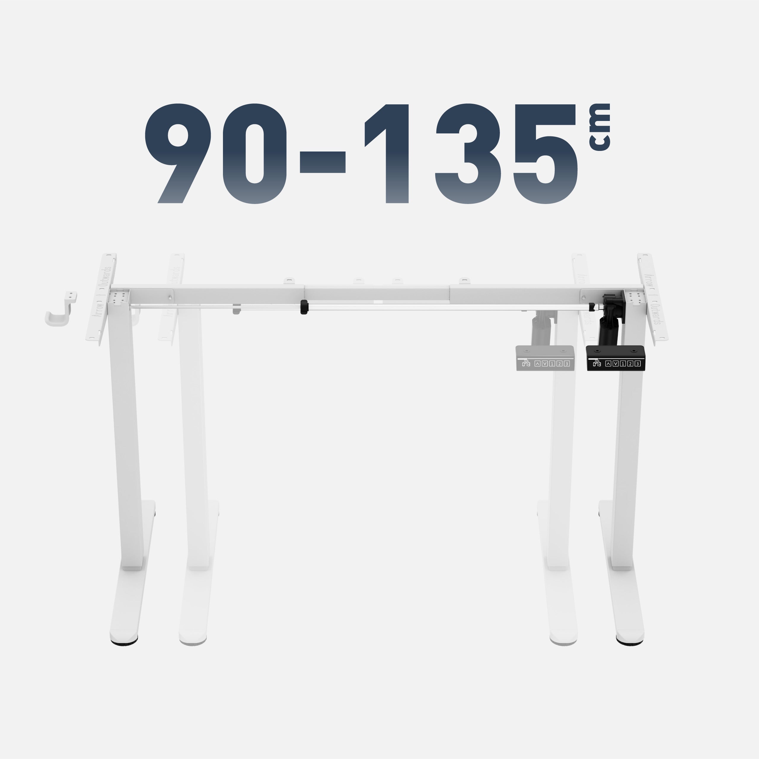 Frame van het elektrische bureau Mark Adler Xeno 1.7 White