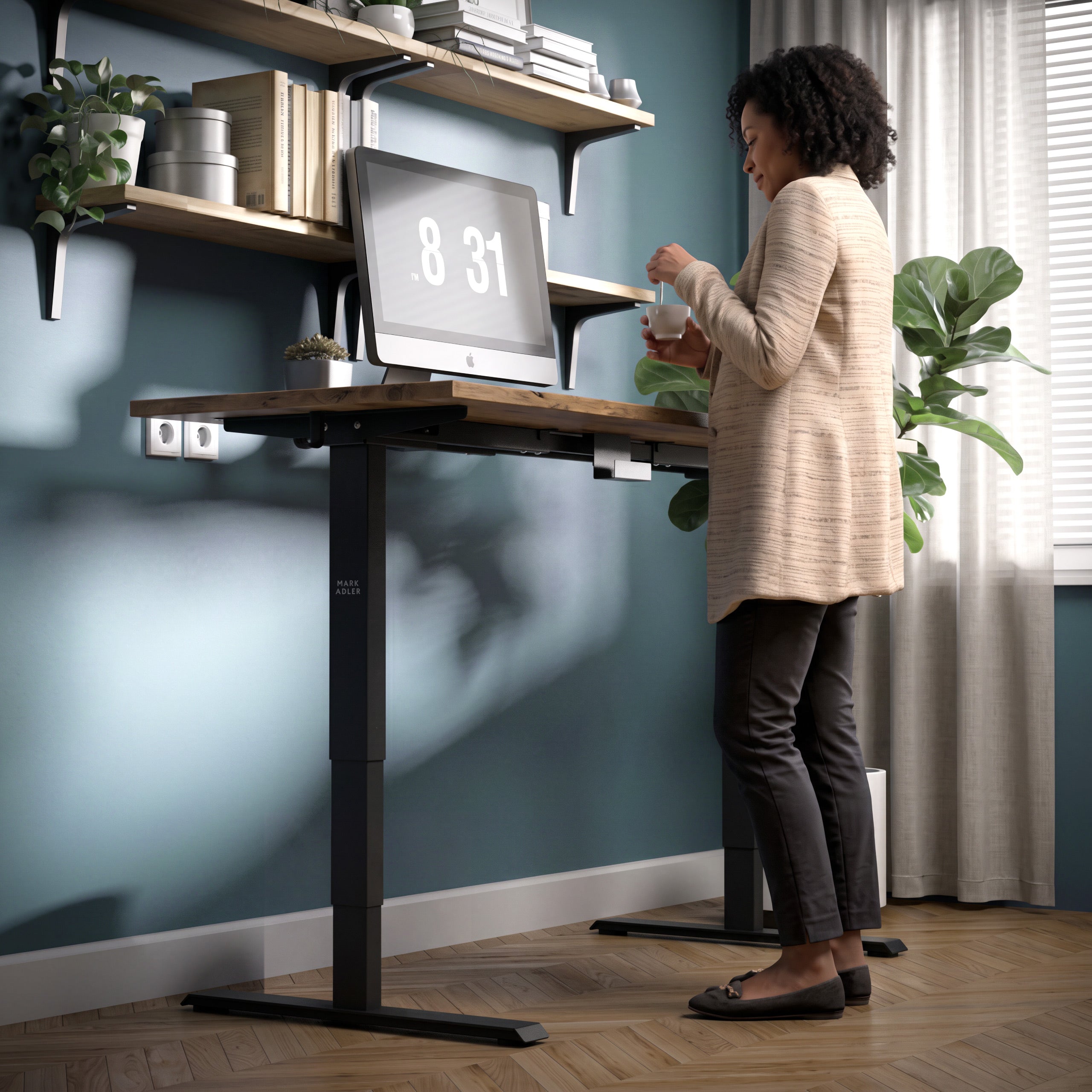 Mark Adler Xeno 6.0 elektrisch bureau met twee motoren